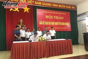 Hoàng Long CMS tham gia Hội thảo gắn kết giáo dục với doanh nghiệp tỉnh Thanh Hóa