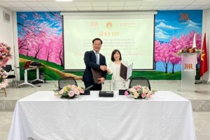 Lễ ký kết chuyển giao chương trình đào tạo nghề chuẩn Quốc tế giữa JHL Group và Công ty Cổ phần Nozomi Nhật Bản